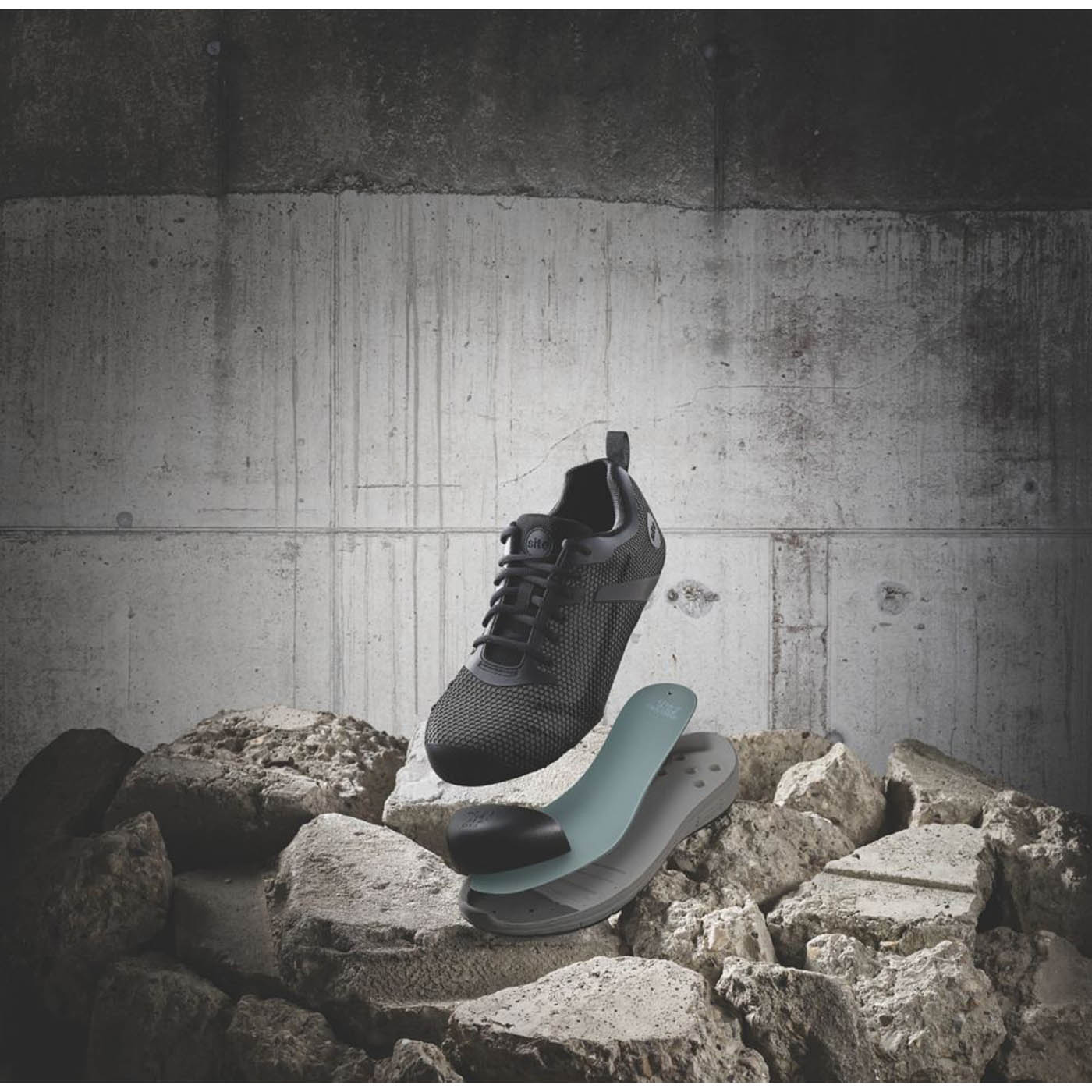 Site Safety Trainers Mens Wide Fit Black Synthetic Steel Toe Breathable Size 11 - Image 6