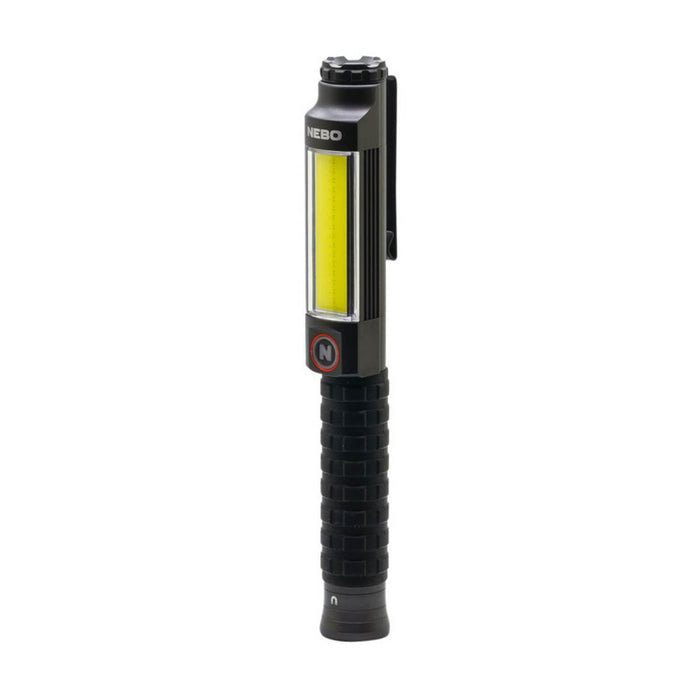 LED Torch Inspection Light Work Rechargeable Grey Compact Water-Resistant 600lm - Image 1