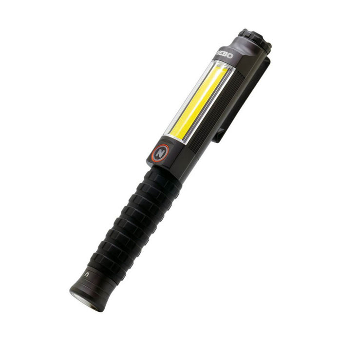 LED Torch Inspection Light Work Rechargeable Grey Compact Water-Resistant 600lm - Image 2