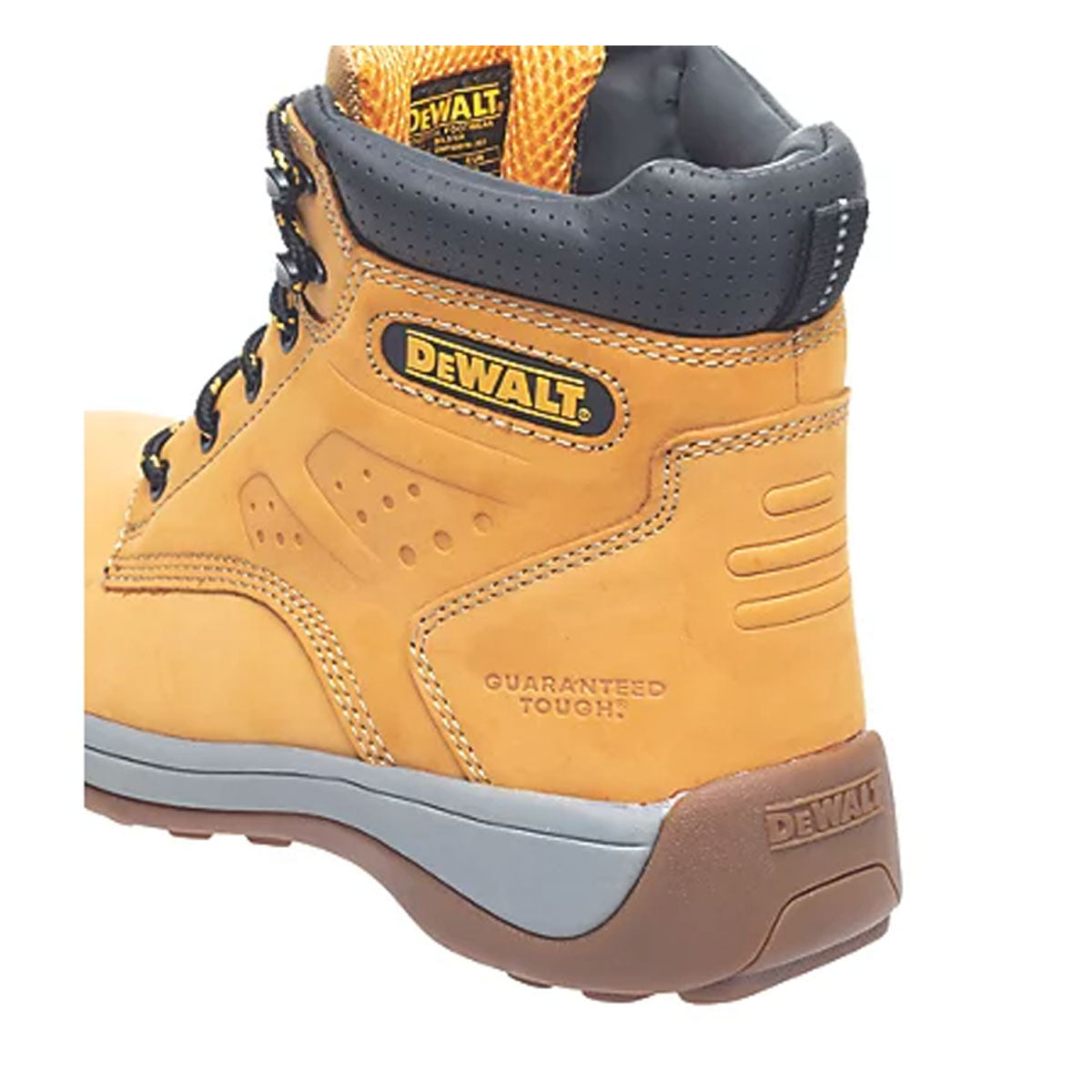 DeWalt Safety Boots Mens Wide Fit Honey Leather Steel Toe Cap Work Shoes Size 10 - Image 5