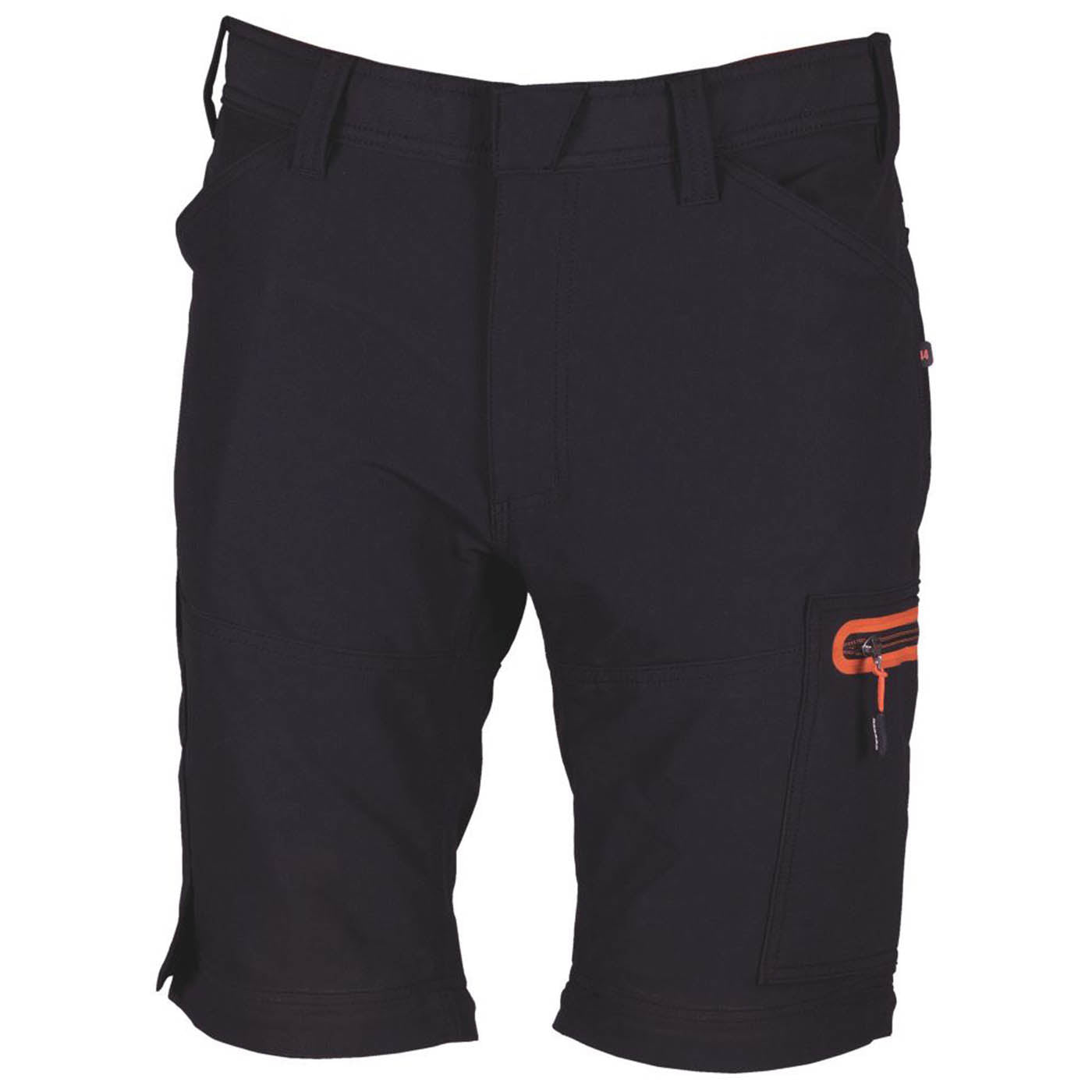 Herock Mens Trousers 6 Pockets Zip-Off Leg Black Breathable 38" W 32" L - Image 2