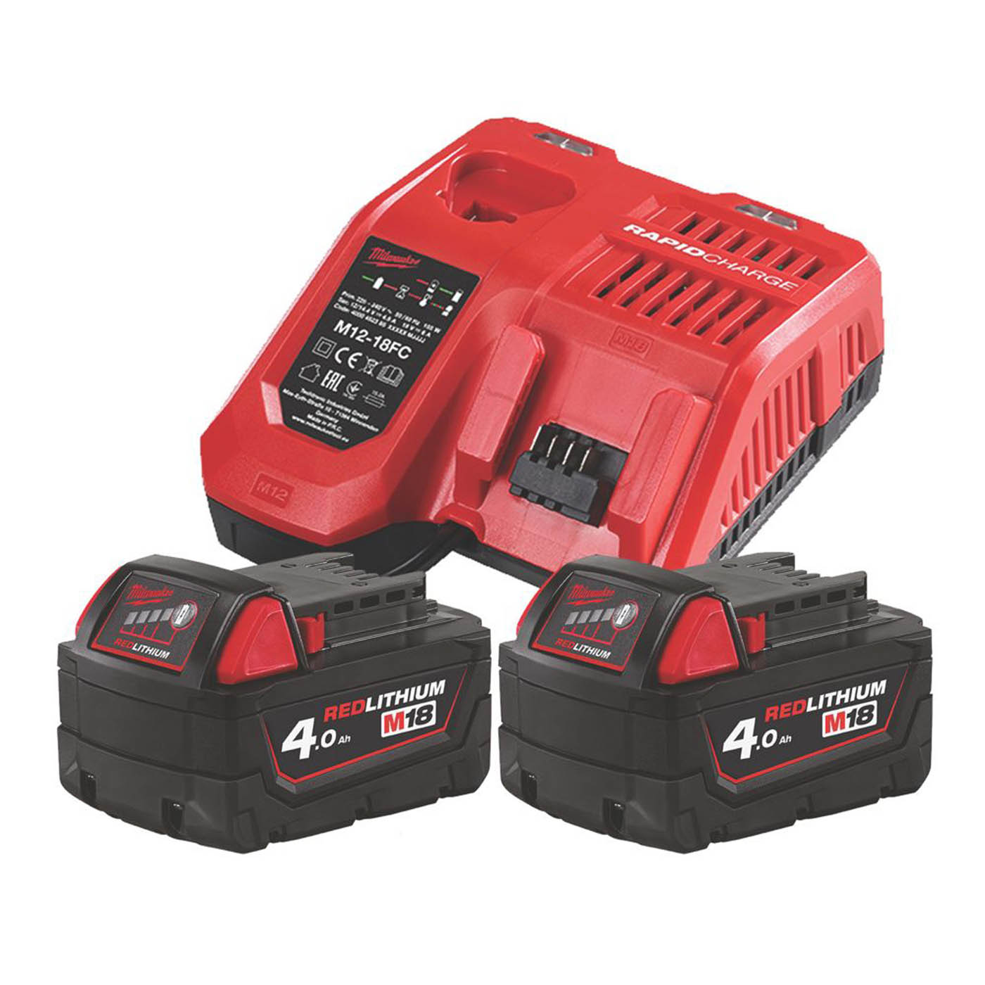 Milwaukee Angle Grinder Cordless Compact M18 BLSAG115XPD-402X 18V 2 x 4Ah Li-Ion - Image 5