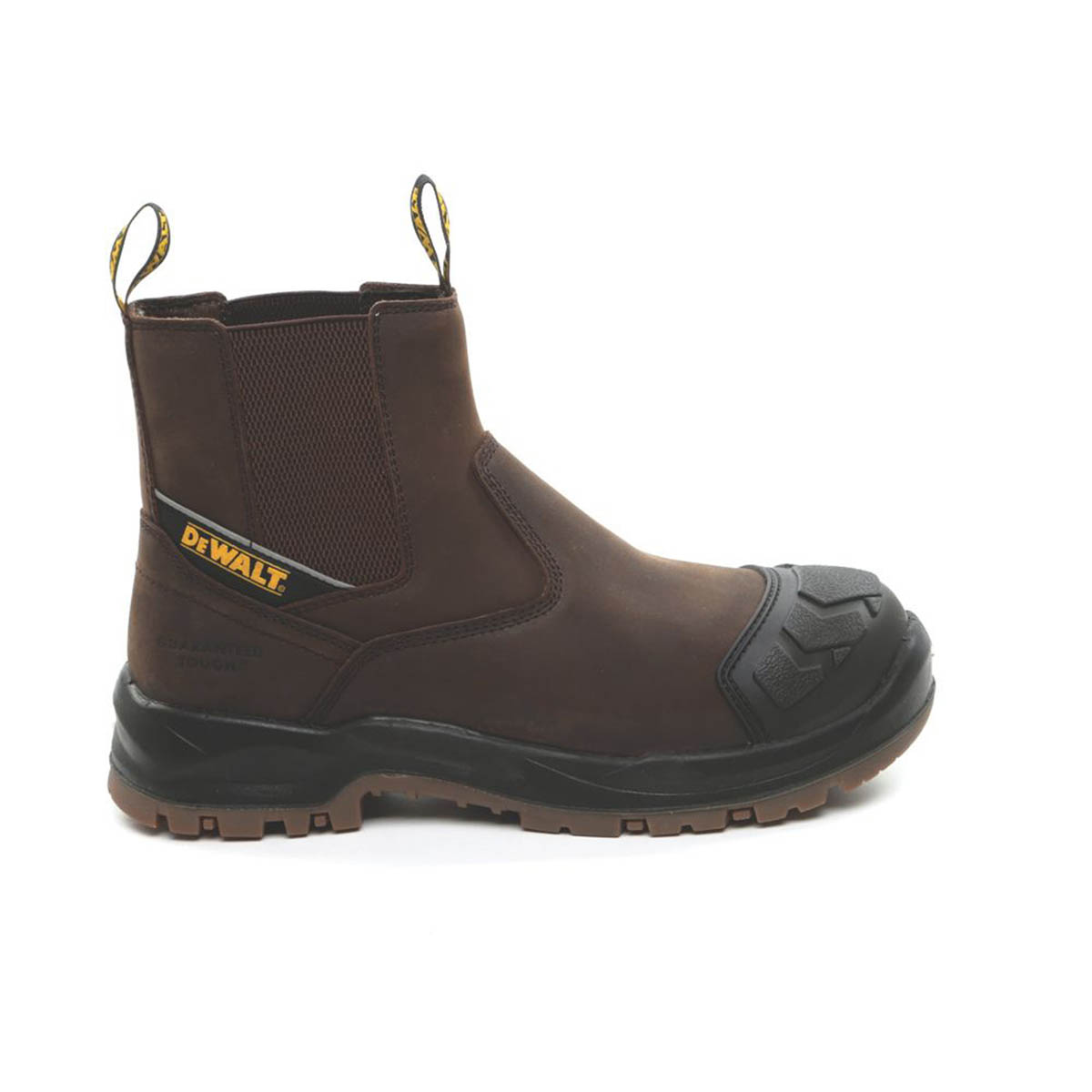 DeWalt Safety Dealer Boots Mens Standard Fit Brown Leather Steel Toe Size 10 - Image 2