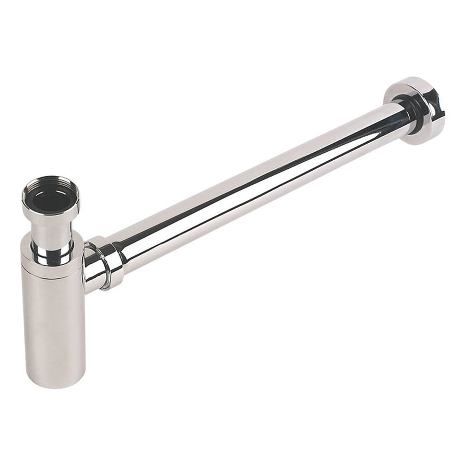 Basin Sink Bottle Trap Chrome Compression Connection Telescopic Bathroom  32mm - Image 1