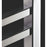 Kudox Designer Towel Rail Radiator Chrome Bathroom Warmer 265W (H)90x(W)45cm - Image 3