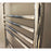 Towel Rail Radiator Chrome Flat Bathroom Ladder Warmer 300W (H)800 x (W)500mm - Image 3