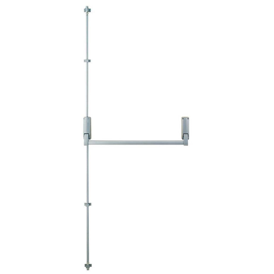 Briton Push Bar Emergency Fire Exit Vertical Panic Bolt Non Handed Metal Silver - Image 2