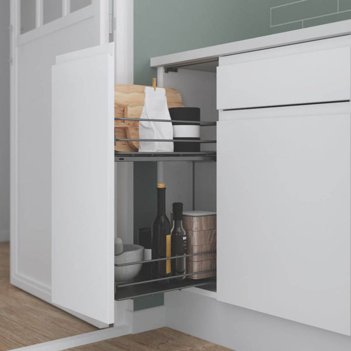 Essentials Anthracite  Pull-Out Storage 300mm - Image 3