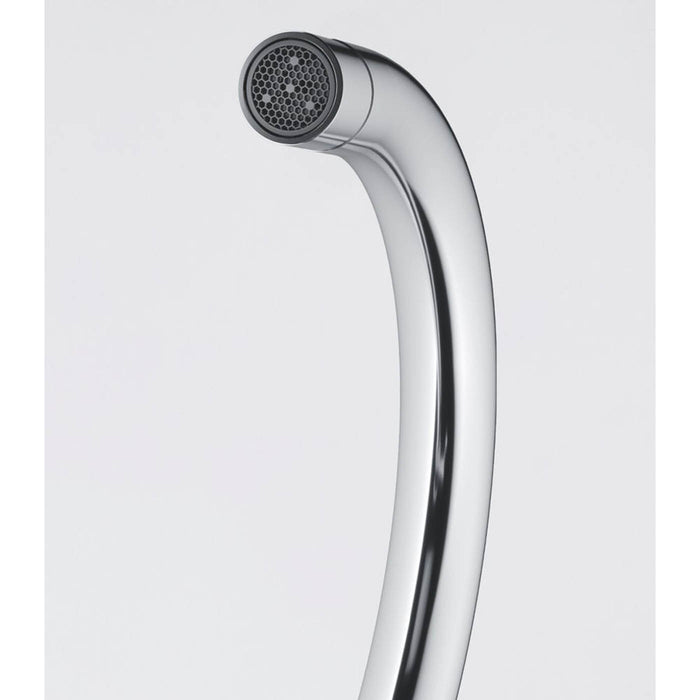 Kitchen Tap Mono Mixer Chrome Single Lever Swivel Spout Brass Modern Faucet - Image 2