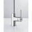 Kitchen Tap Mono Mixer Chrome Single Lever Swivel Spout Brass Modern Faucet - Image 3