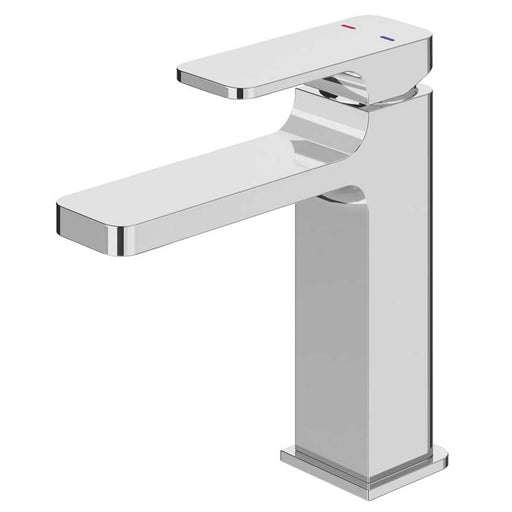 Basin Tap Mono Mixer Bathroom Sink Single Lever Modern Chrome Clicker Waste Deck - Image 1