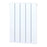 Towelrads Designer Radiator White Vertical Lightweight Slim Modern 600mm x 400mm - Image 1