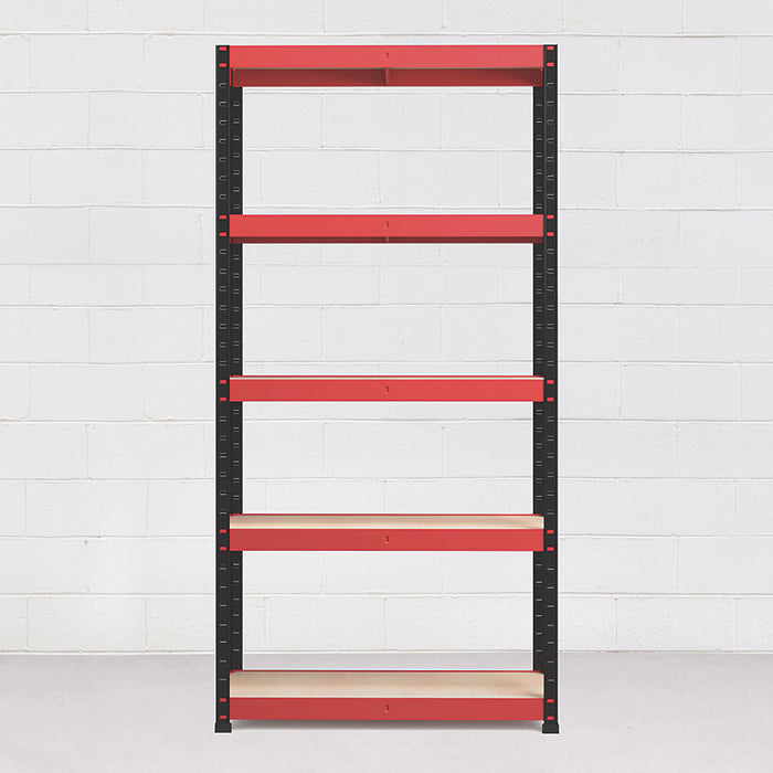 Shelving Unit 5 Tier Heavy Duty Storage Shelves Racking Indoor (H)180x(W)90cm - Image 5