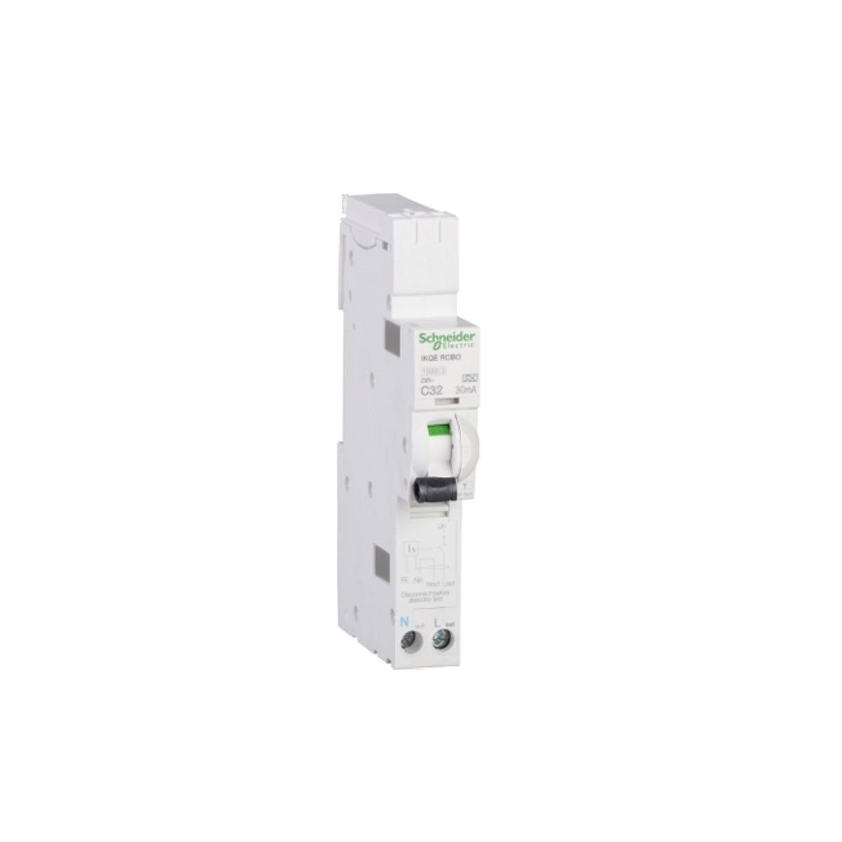 Schneider Electric iKQ 32A 30mA SP & N Type C  RCBOs - Image 1
