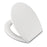 Toilet WC Seat Soft-Close Durable Quick-Release Adjustable Polypropylene White - Image 1