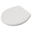 Toilet WC Seat Soft-Close Durable Quick-Release Adjustable Polypropylene White - Image 2