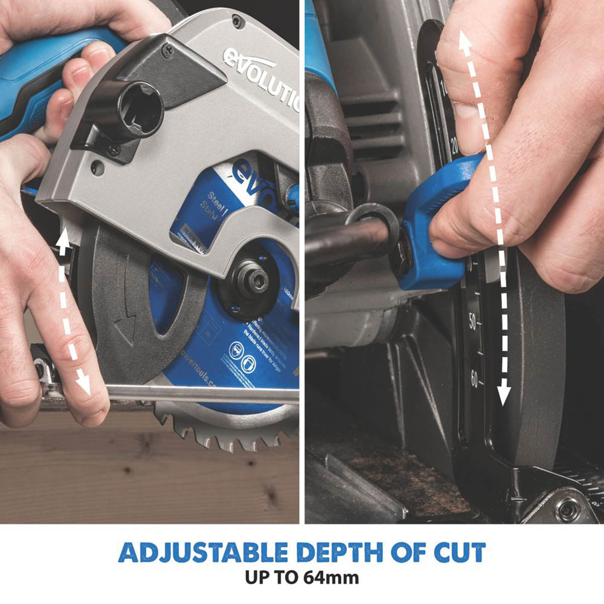 Evolution Circular Saw S185CCSL Corded Electric 1600W 185mm Metal Cutting 110V - Image 2