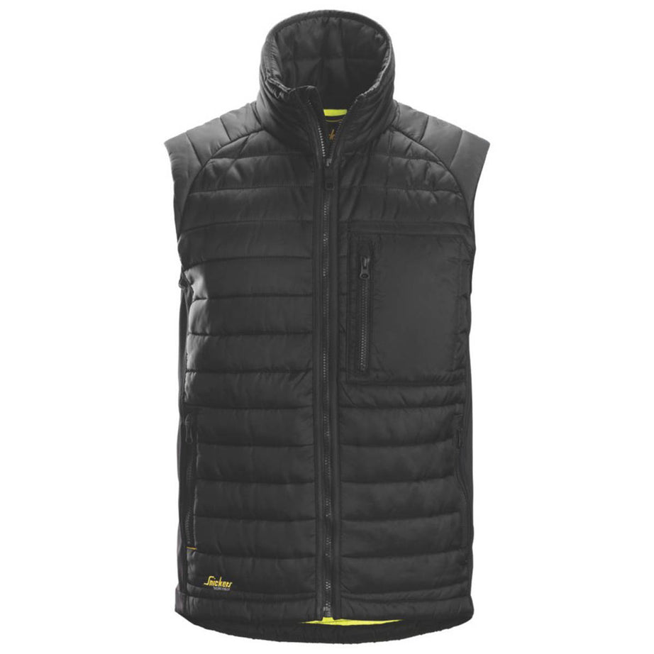 Snickers Work Body Warmer Mens Black Insulator Vest Gilet 2X Large 52" Chest - Image 1