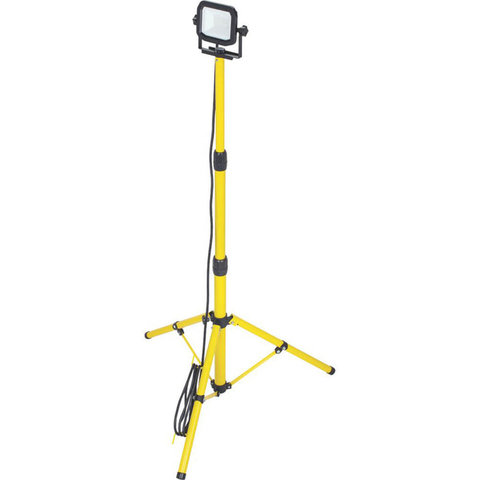 LED Tripod Work Light Cool White Adjustable Head Aluminium Impact-Resistant 110V - Image 1