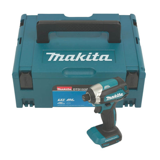 Makita Impact Driver Cordless Compact LED Light DTD153ZJ 18V Li-Ion Body Only - Image 1