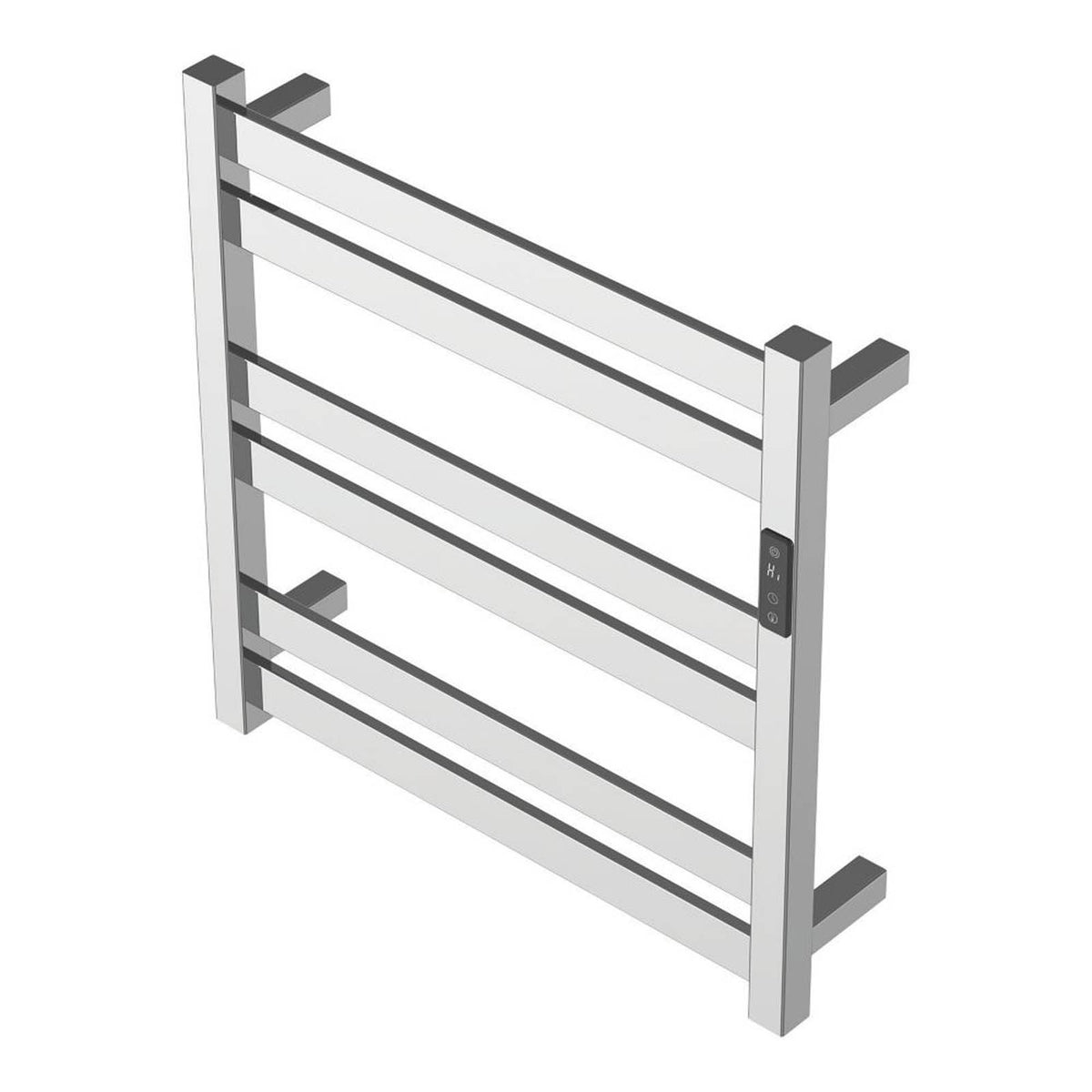 Flomasta Electric Towel Radiator Chrome Flat Bathroom Warmer 511BTU 53x52cm - Image 2