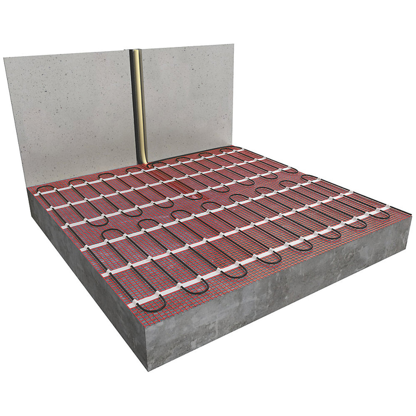 Underfloor Heating Mat Electric Single-Sided Self-Adhesive Base 1.5 m² - Image 4