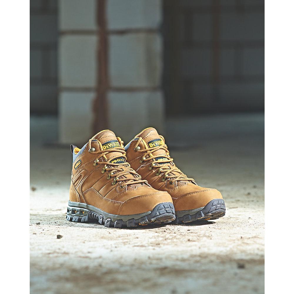 Dewalt Safety Boots Size 7 Brown Pro-Lite Comfort Aluminium Toe Cap Wide Fit - Image 3