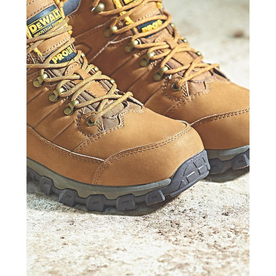 Dewalt Safety Boots Size 7 Brown Pro-Lite Comfort Aluminium Toe Cap Wide Fit - Image 4