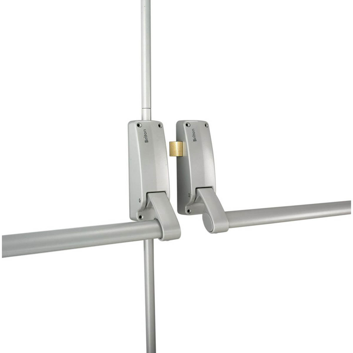Briton  Supplied Non-Handed Double Door Panic Bolt & Latch - Image 1
