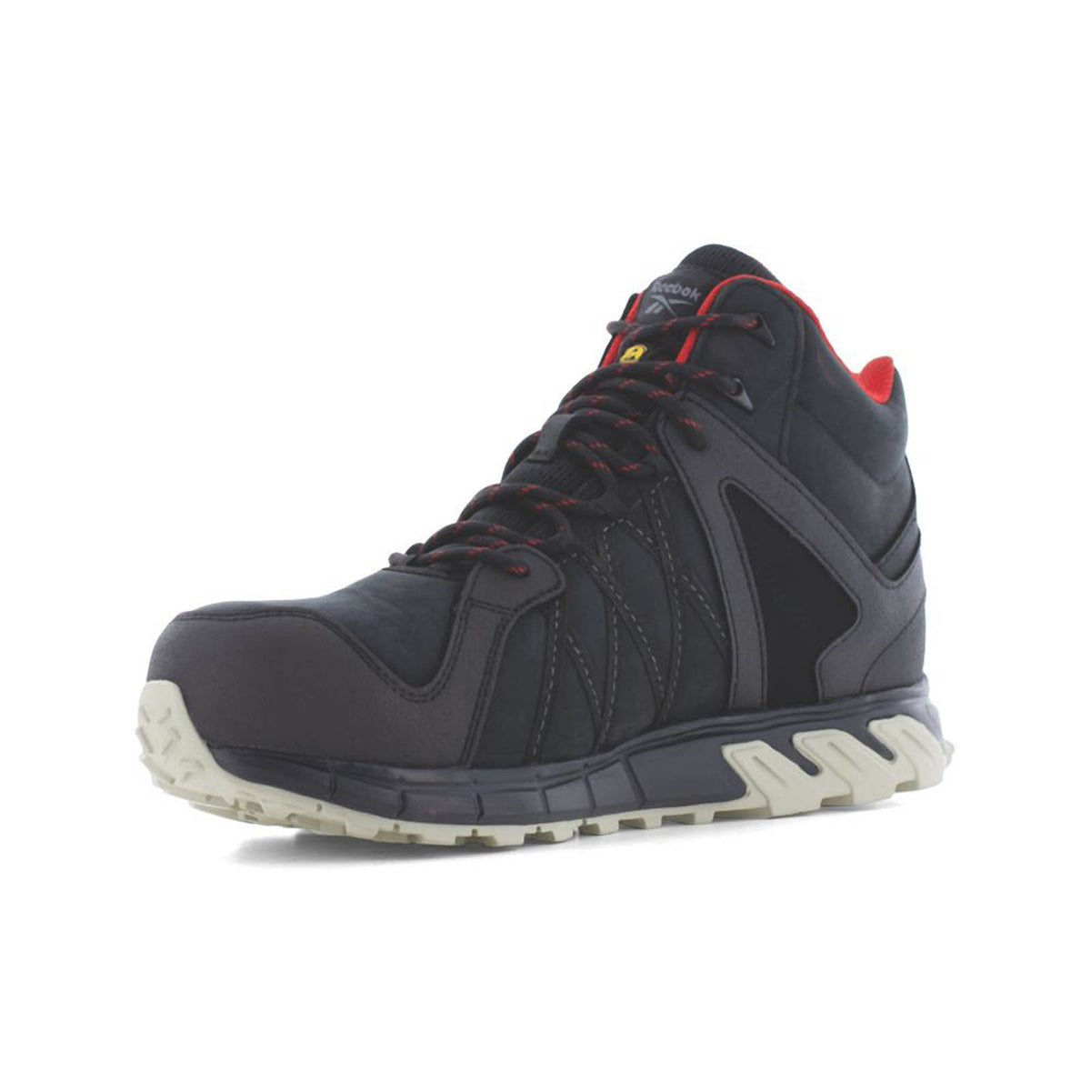 Reebok Safety Boots Mens Standard Fit Black Work Shoes Aluminium Size 10 - Image 2
