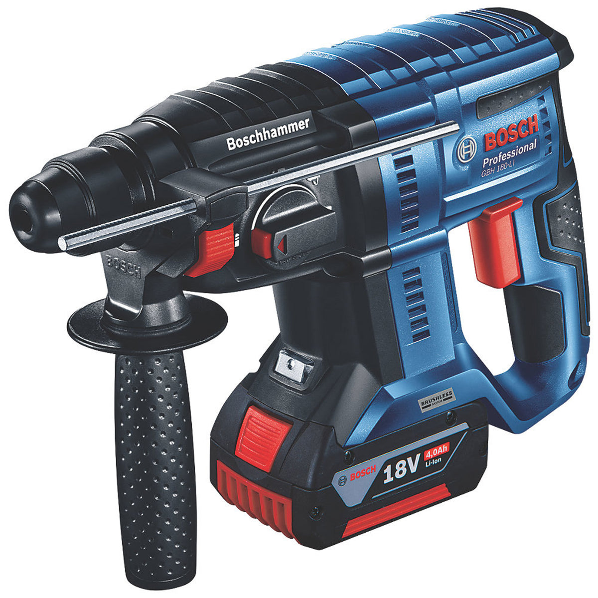 Bosch Hammer Drill Cordless 18V 4.0Ah Li-Ion GBH18V-21 SDS Plus Brushless - Image 2