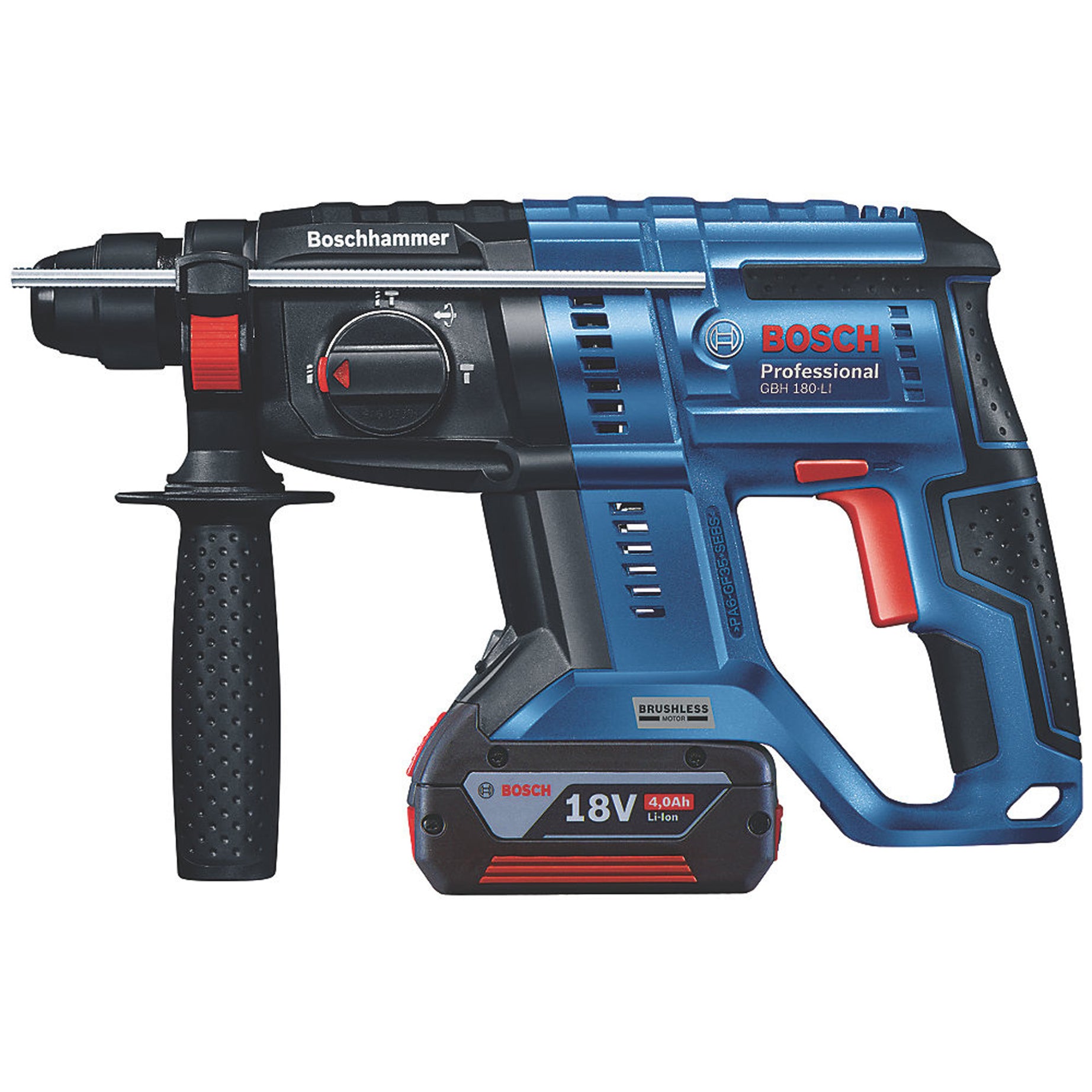 Bosch Hammer Drill Cordless 18V 4.0Ah Li-Ion GBH18V-21 SDS Plus Brushless - Image 3