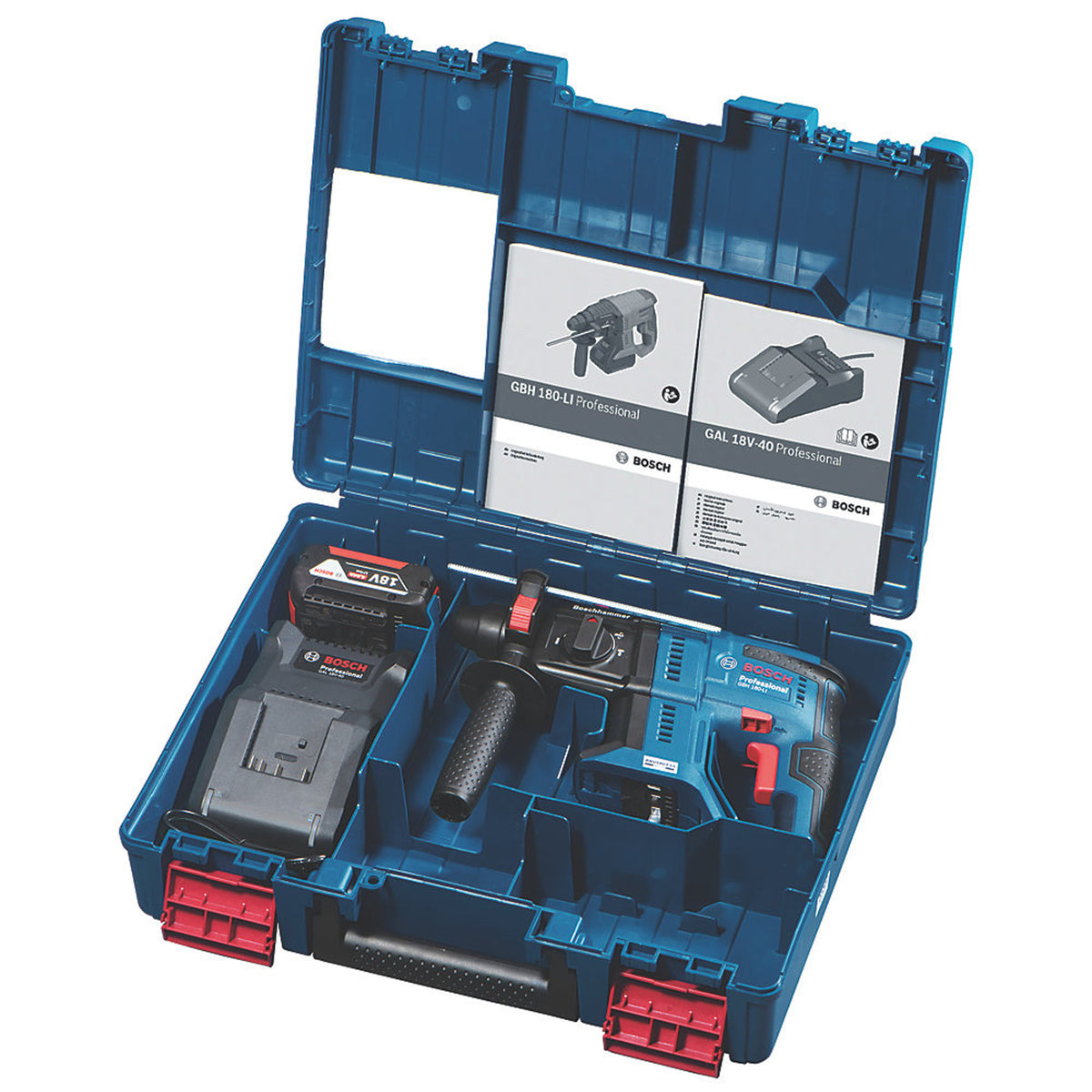 Bosch Hammer Drill Cordless 18V 4.0Ah Li-Ion GBH18V-21 SDS Plus Brushless - Image 4