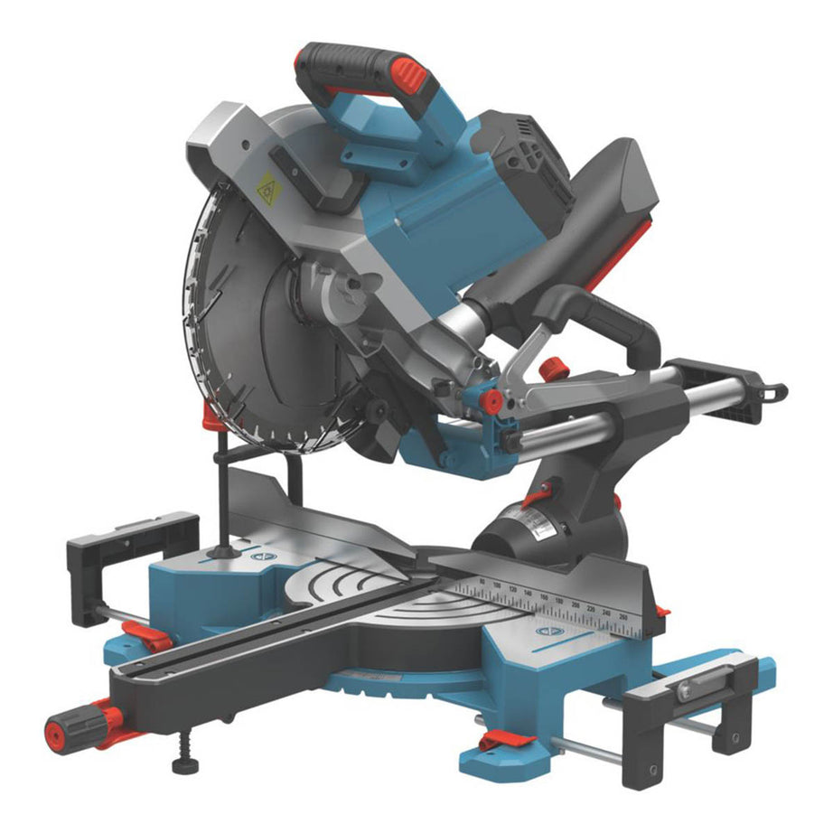 Erbauer Compound Mitre Saw Electric ERB1076MSW 305mm Double-Bevel Sliding 1800W - Image 1