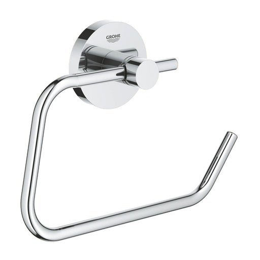 Toilet Roll Holder Chrome Bathroom Loo Tissue Paper Bar Stand Wall Mount Metal - Image 1