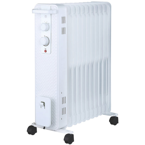 Essential Electric Oil-Filled Radiator CY81WW-11 Overheat Protection 2400 W - Image 1