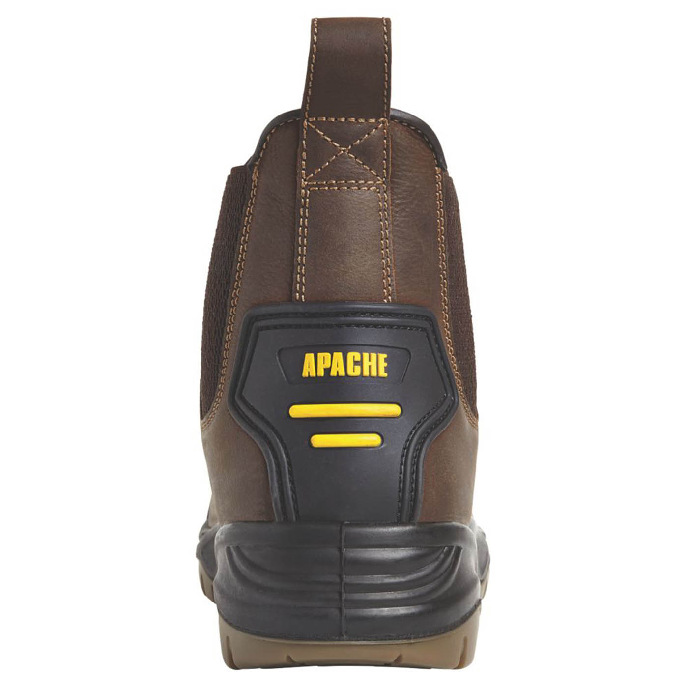 Apache AP715SM Size 11  Brown Water-Resistant Steel Toe Cap Safety Dealer Boots - Image 3