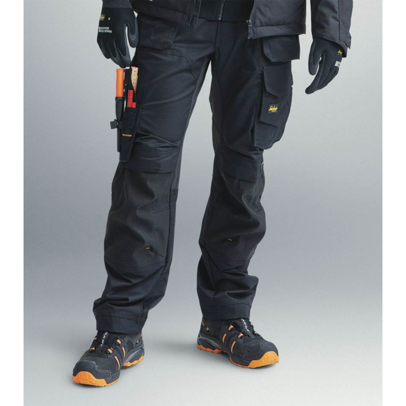 Snickers Mens Work Trousers 6251 Stretch 16 Pockets Black Breathable 30" W 30" L - Image 6