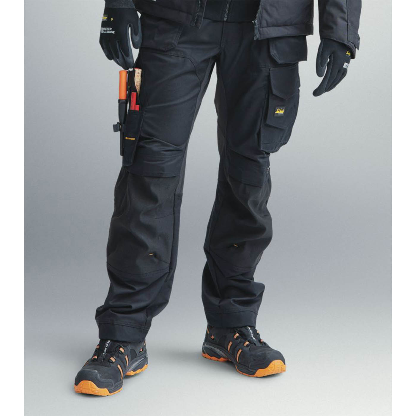 Snickers Mens Work Trousers 6251 Stretch 16 Pockets Black Breathable 30" W 30" L - Image 6