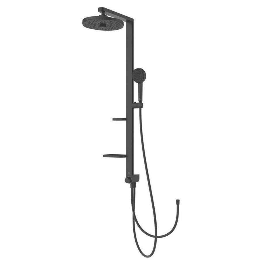 Ideal Standard Dual Mixer Shower Thermostatic 2 Spray Pattern Silk Black Round - Image 1