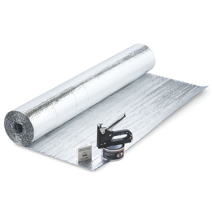 SuperFOIL Shed Insulation Kit Staple Gun Staples Tape Roofs & Walls 1m x 21m - Image 5