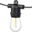 Luceco Festoon String Lights LED 10 Lamp Warm White Black Outdoor Weatherproof - Image 6