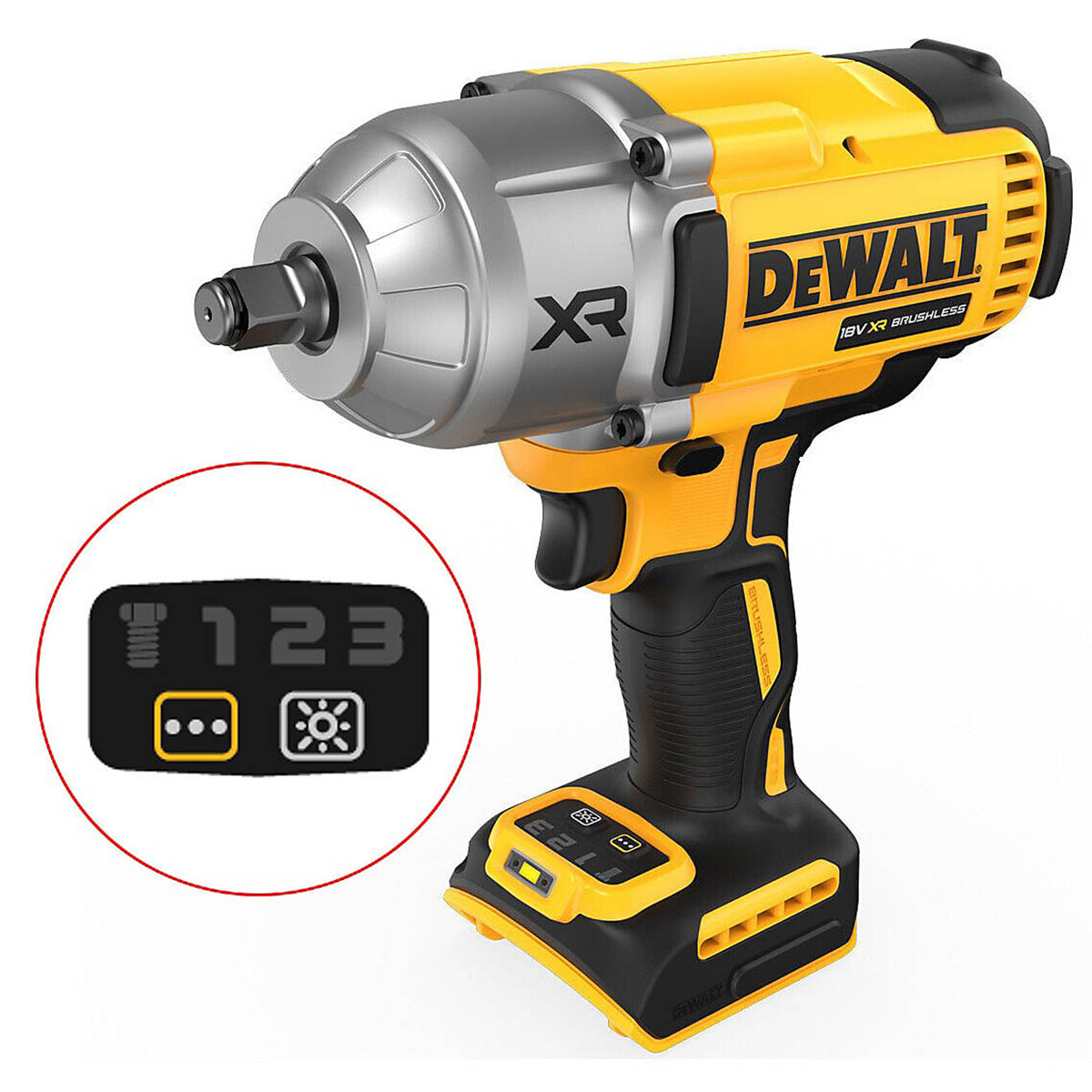 DeWalt Impact Wrench Cordless 18V DCF900P2T-GB Brushless Compact Body Only - Image 2