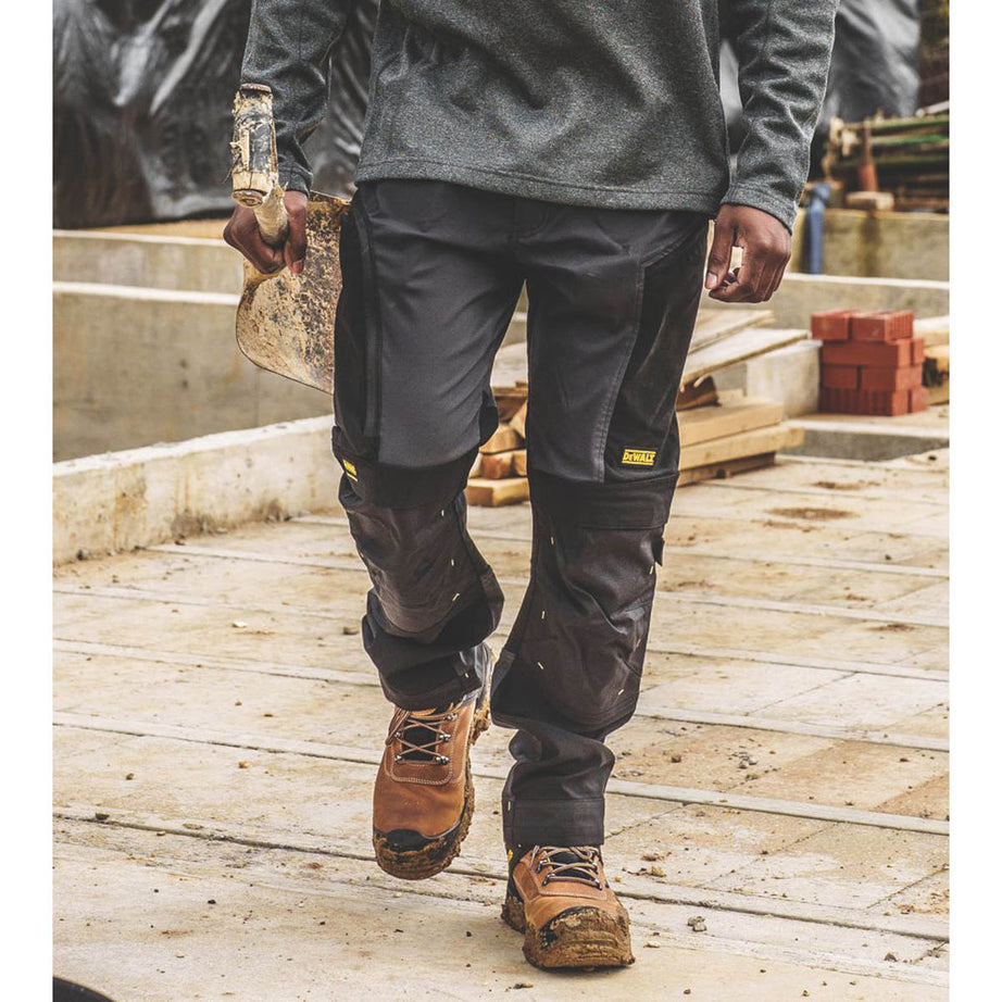 DEWALT Waterford Work Trouser Grey/Black 32" W 31" L - Image 3