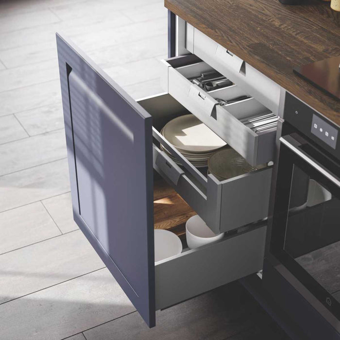 Kitchen Drawer Box Deep Matt Grey Soft Close Organiser Unit Storage 60cm - Image 3