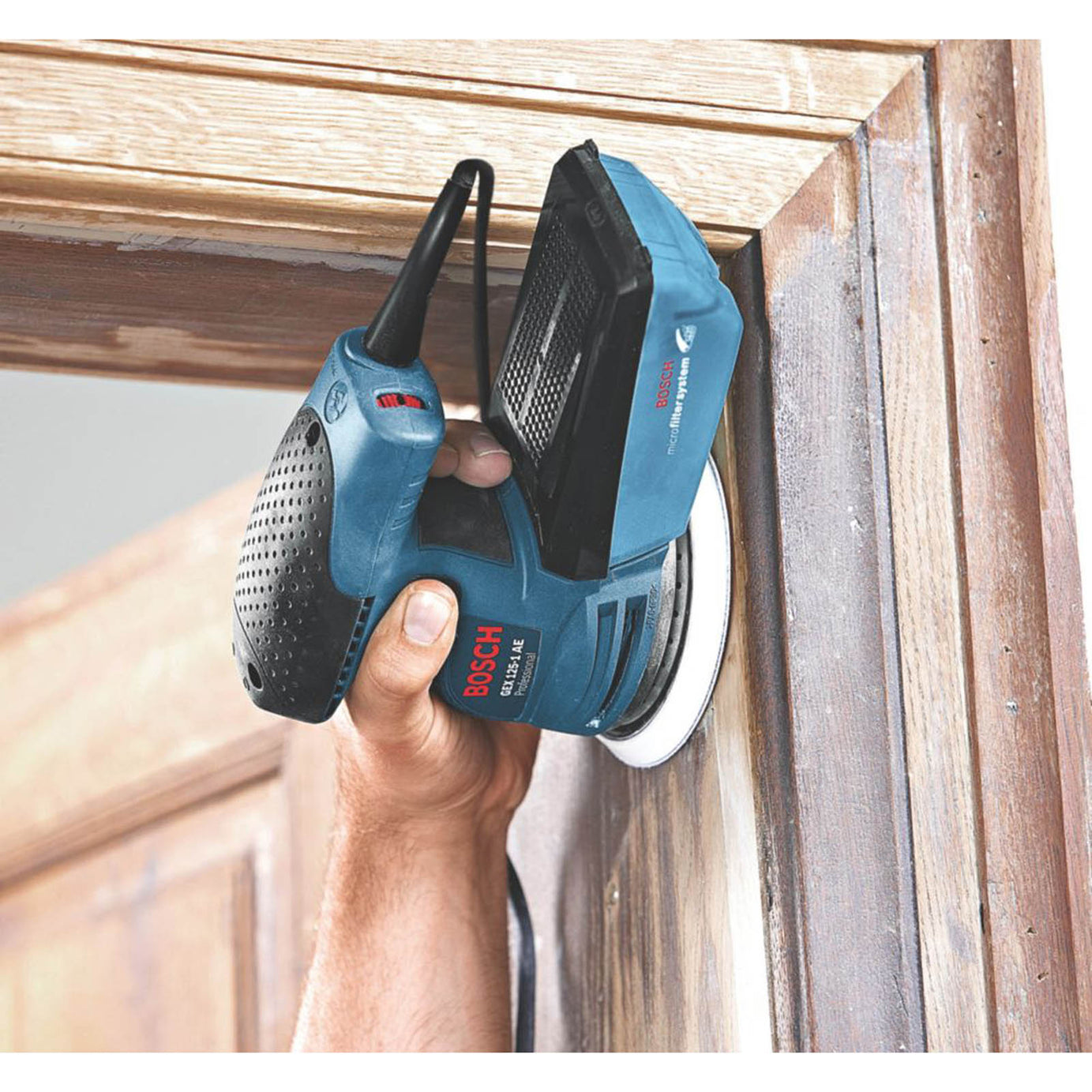 Bosch Random Orbit Sander GEX 125-1 AE 125mm Electric 230V - Image 4