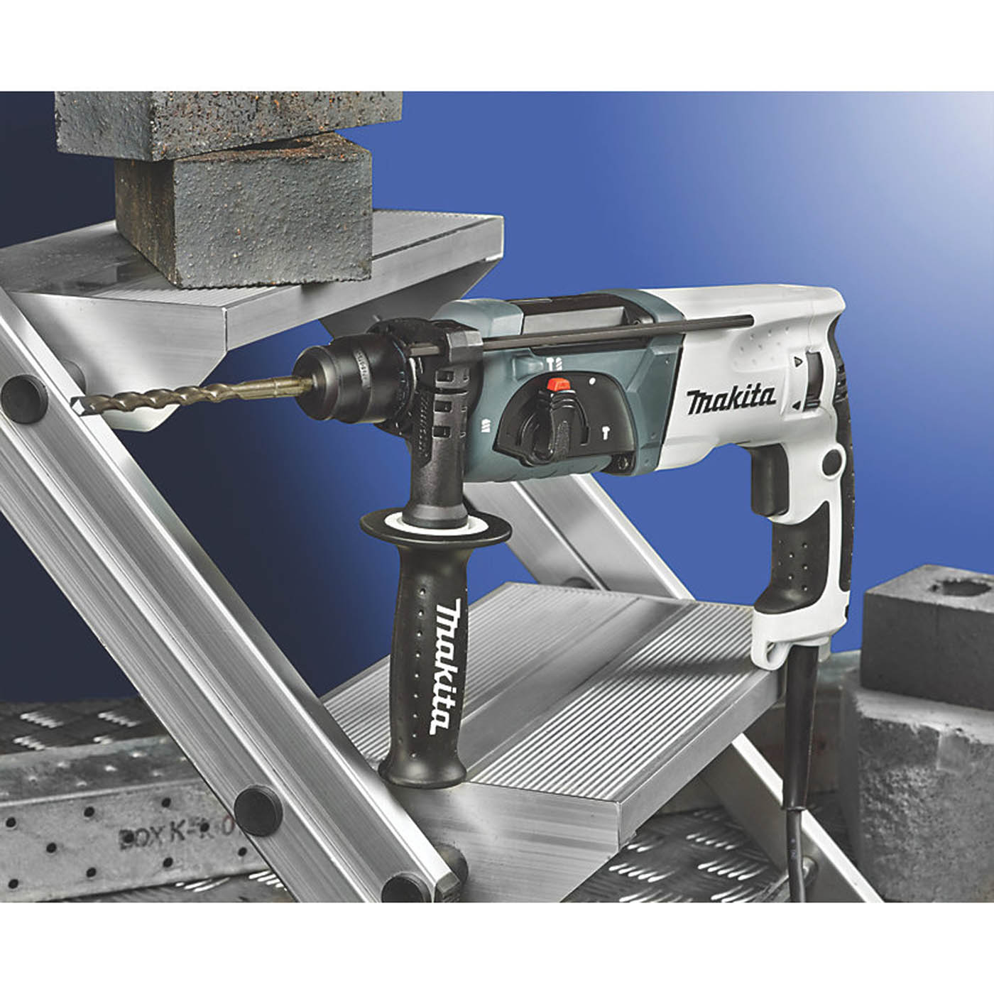 Makita SDS Plus Drill Electric 110V HR2470WX/1 Compact Heavy Duty 780W - Image 4