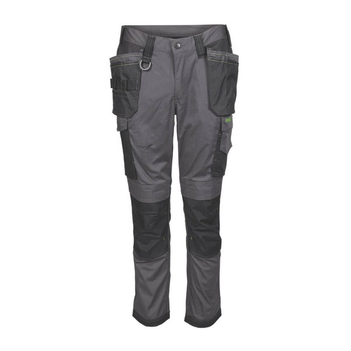 Apache Sudbury Work Trousers Grey/Black 38" W 31" L - Image 1