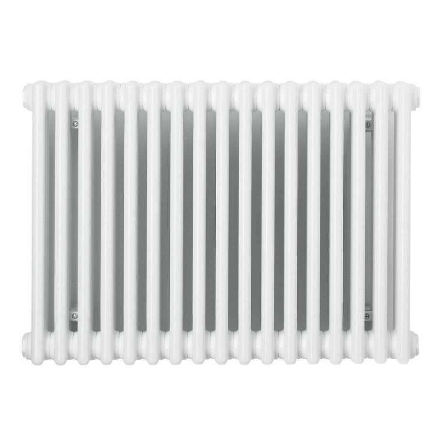 2 Column Radiator White Steel Horizontal Traditional Classic (H)60x(W)81.2cm - Image 1