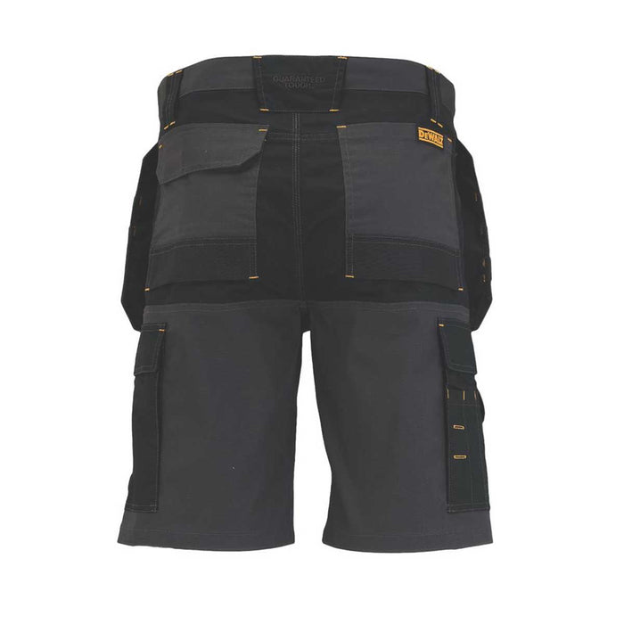 DeWalt Work Shorts Mens Slim Fit Grey Black Multi Pockets Cargo Breathable 32"W - Image 2